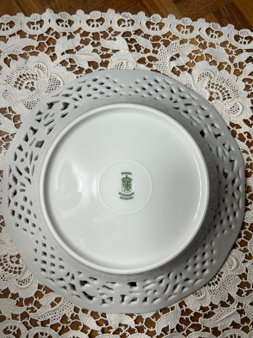 ②ドレスデンフラワー シューマンババリア プレート　3枚セット