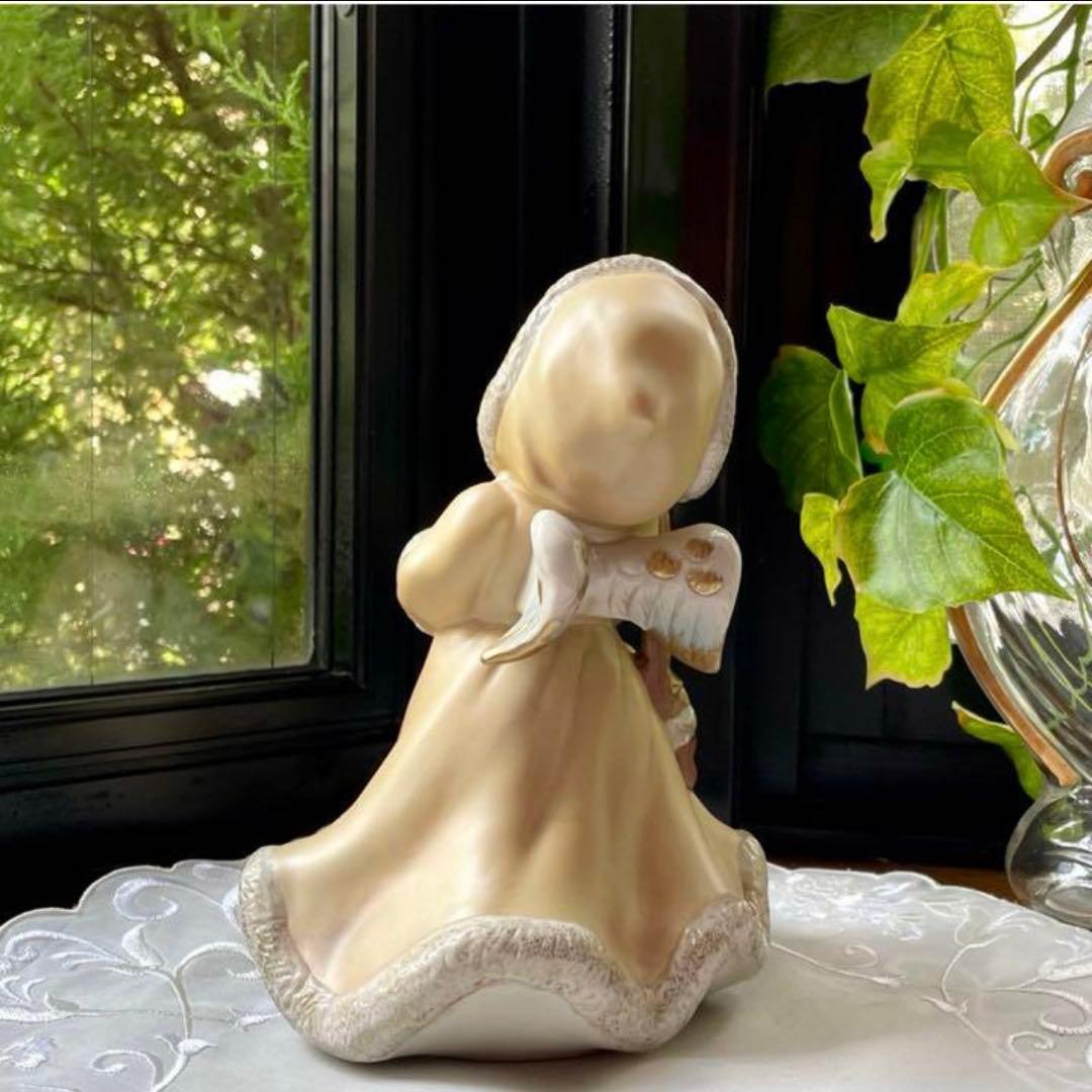 【おまとめ】フンメル人形【クリスマス・エンジェル】＆花の妖精プレート【柳の妖精】