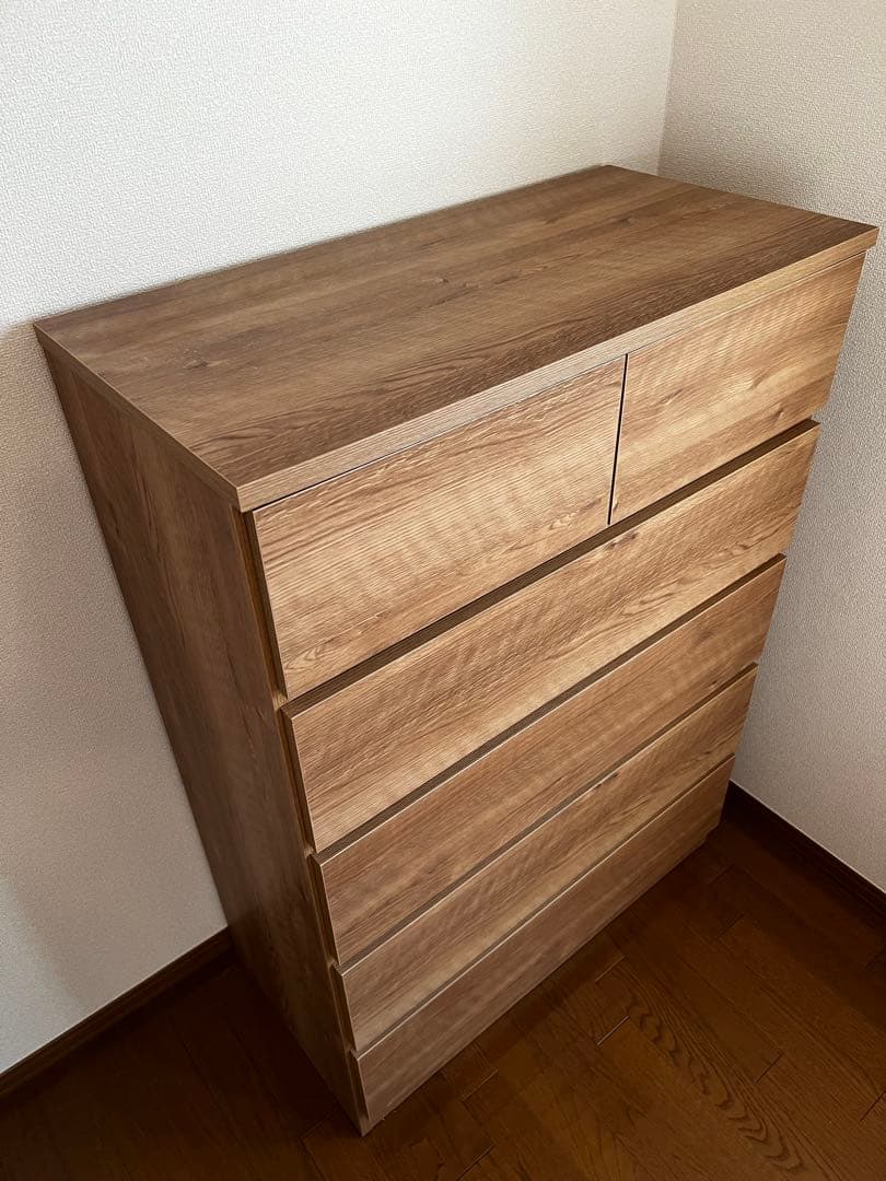 【専用】　LOWYA タンス　洋服箪笥　チェスト　大川家具　シャビーナチュラル