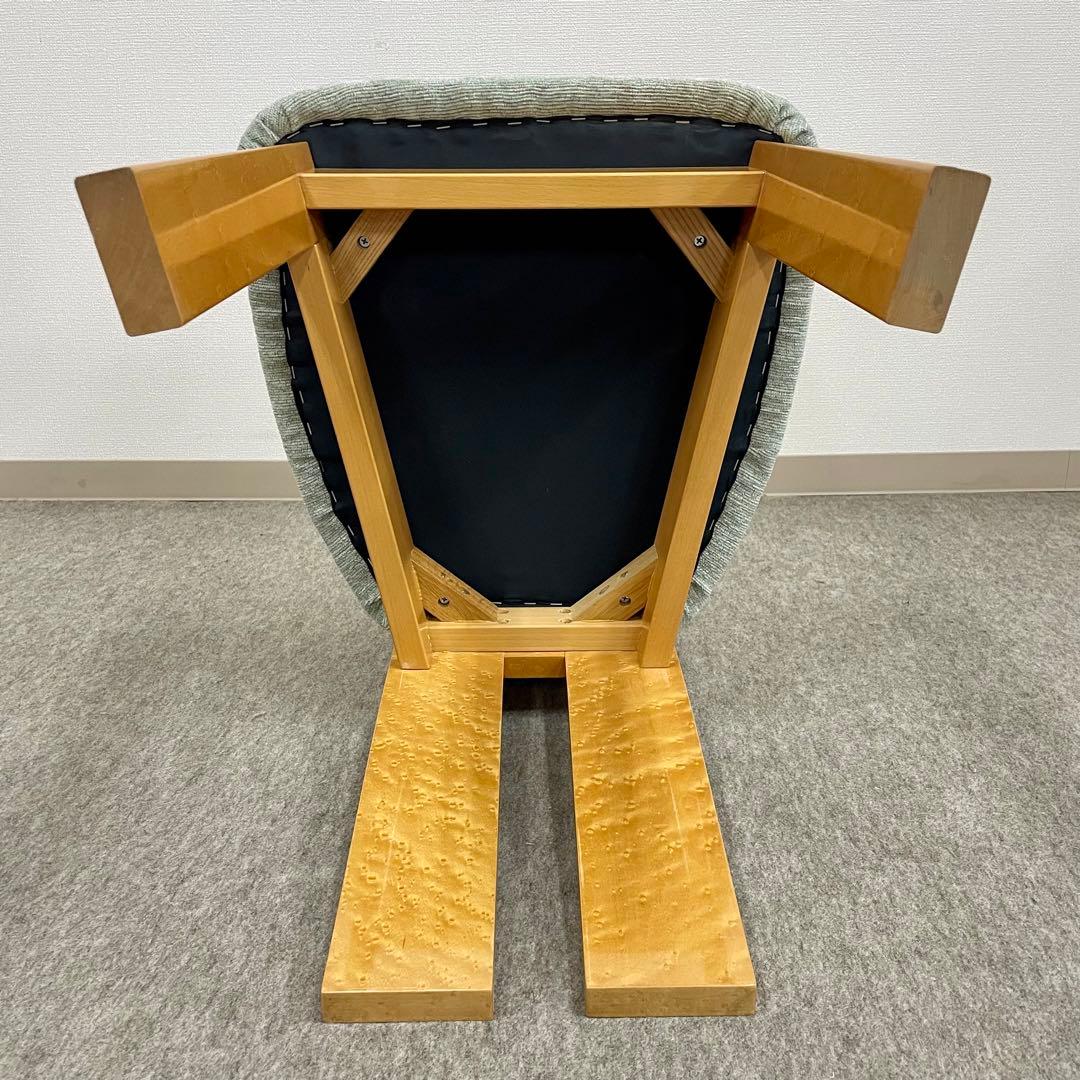 大塚家具【松創】(府中) ダイニングチェア \"バーズアイメイプル\" No.4