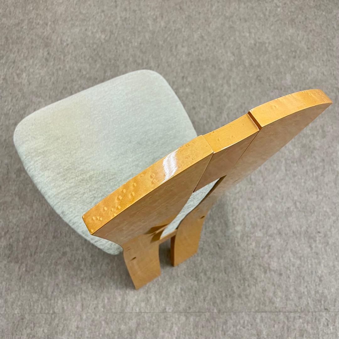 大塚家具【松創】(府中) ダイニングチェア \"バーズアイメイプル\" No.4