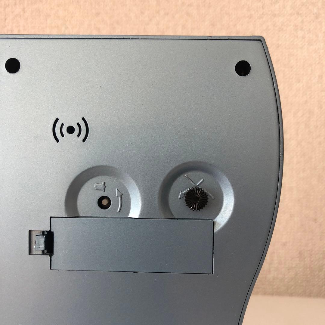 【ジャンク】川の流れのような 置時計　ポストモダン　アラーム　90s 80s