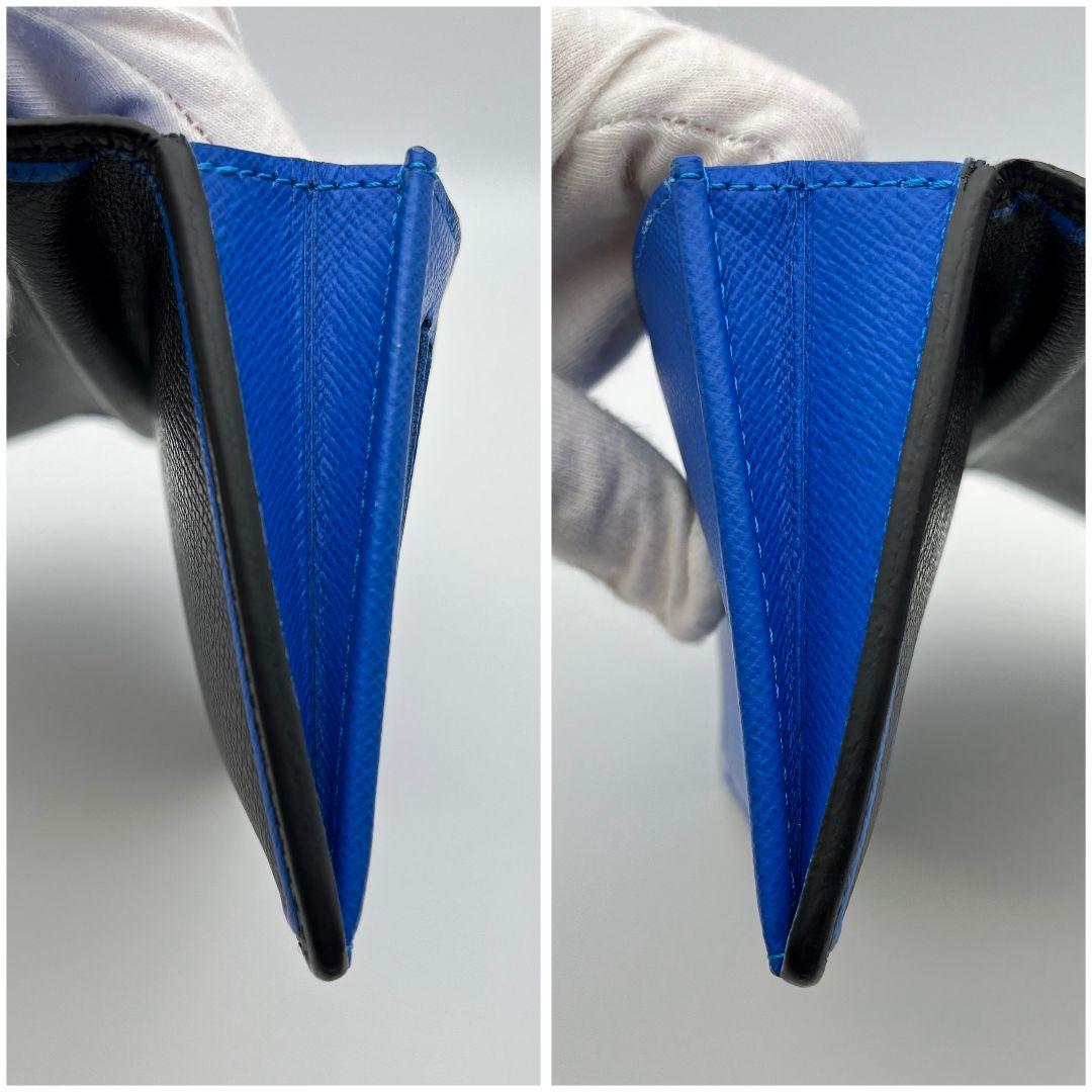 ✨美品✨ルイヴィトン ポルトフォイユ ブラザ タイガ メンズ 長財布 黒 ブルー