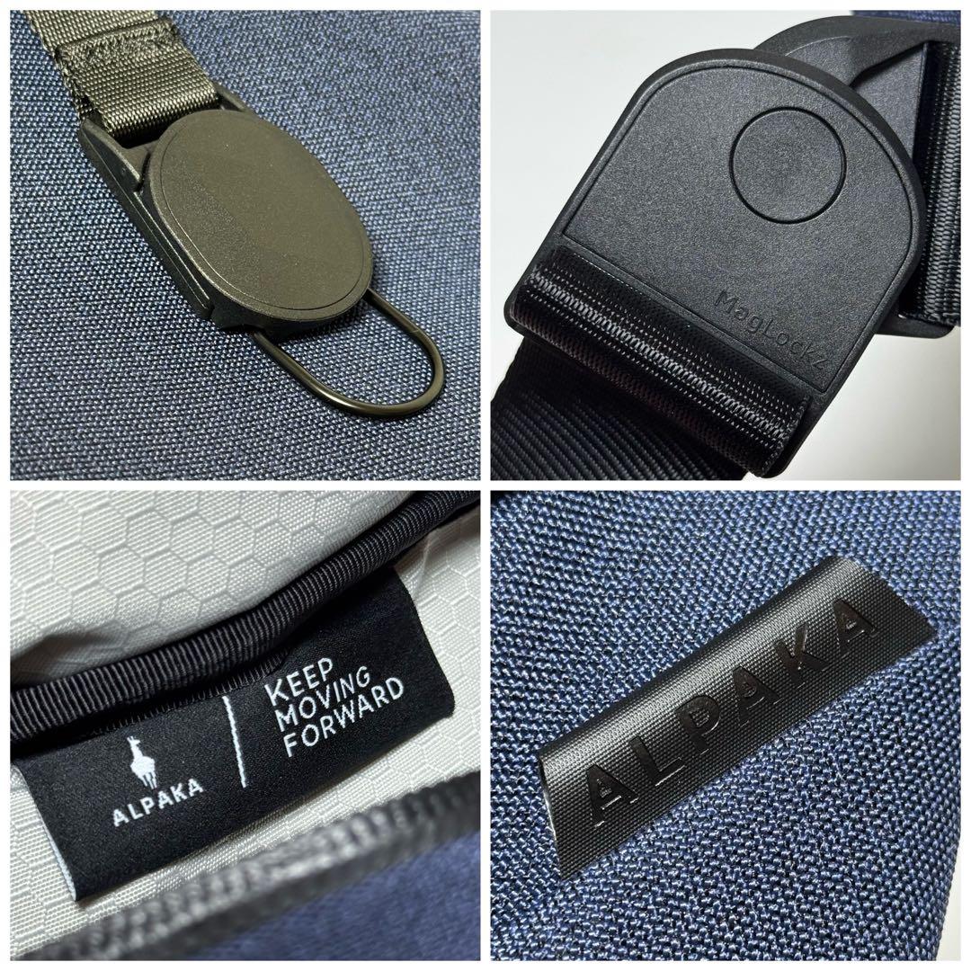 【美品】ALPAKA アルパカ スリングバッグ GO SLING AXOFLUX