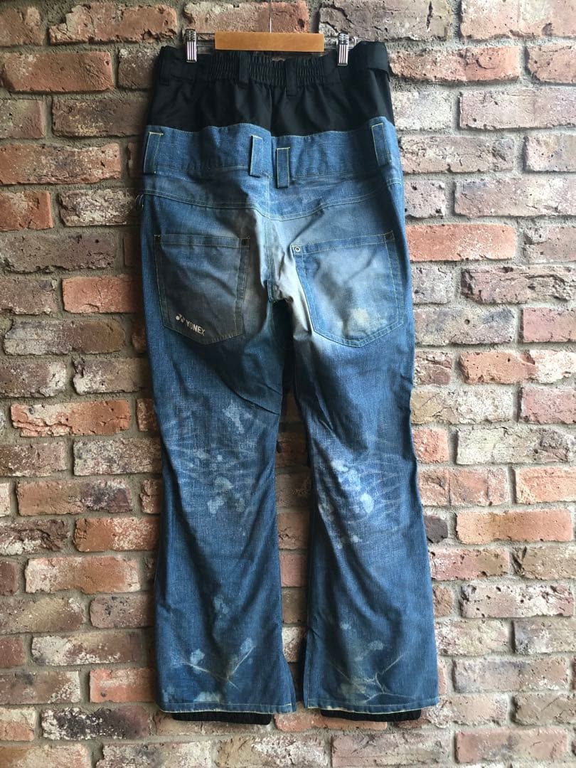 YONEX ダメージデニム転写 スノーボードパンツ AA