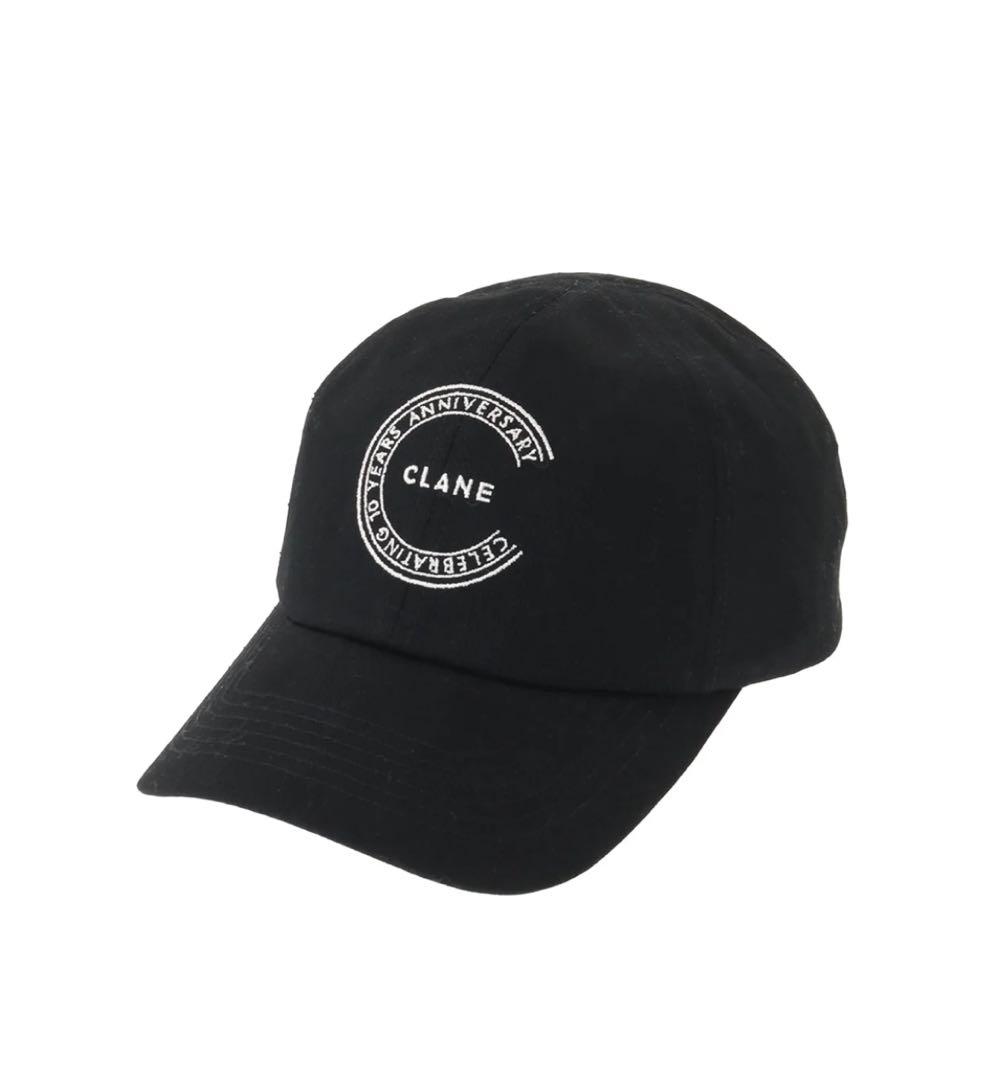 帽子 CLANE 10TH LOGO CAP blk