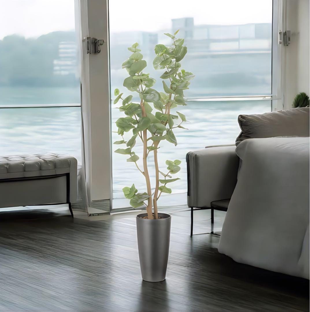 光触媒　人工観葉植物　フェイクグリーン　スリムシーグレープ1.6