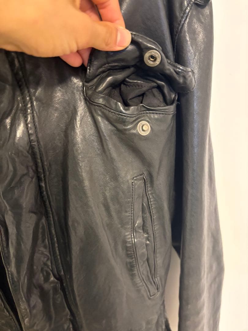 ジャケット・アウター vintage leather coat