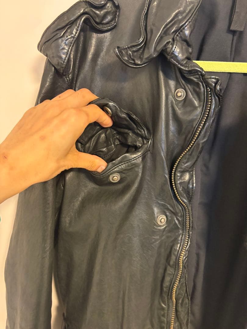 ジャケット・アウター vintage leather coat