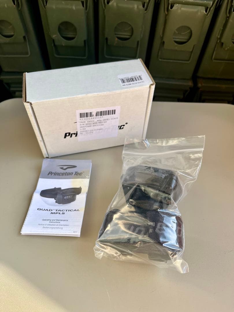 米軍放出未使用品アメリカ製 Princeton4色 タクティカル ヘッドランプ②