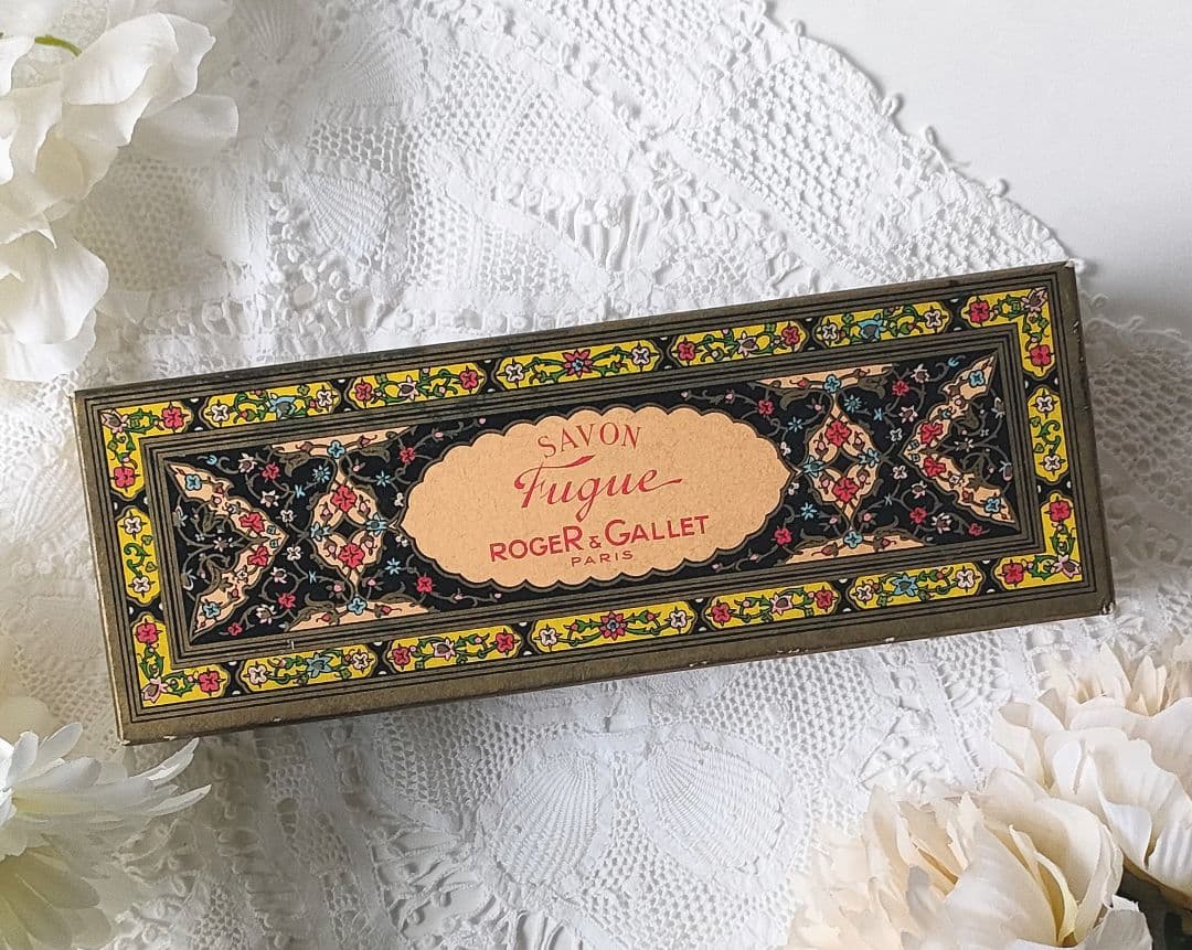 フランスアンティーク　ロジェ　ガレ 　サボンボックス