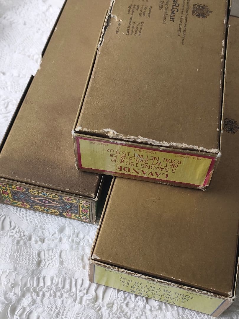 フランスアンティーク　ロジェ　ガレ 　サボンボックス