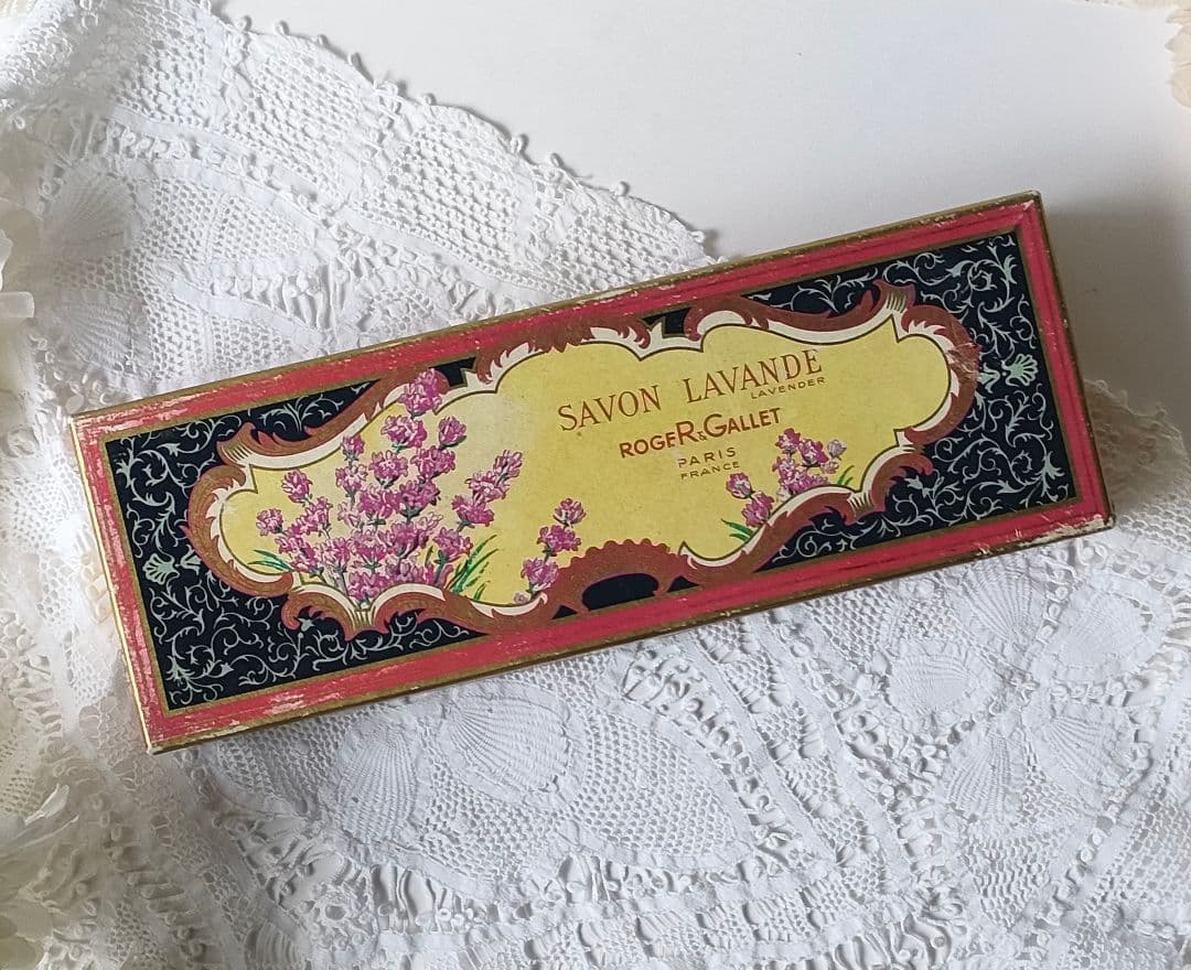 フランスアンティーク　ロジェ　ガレ 　サボンボックス
