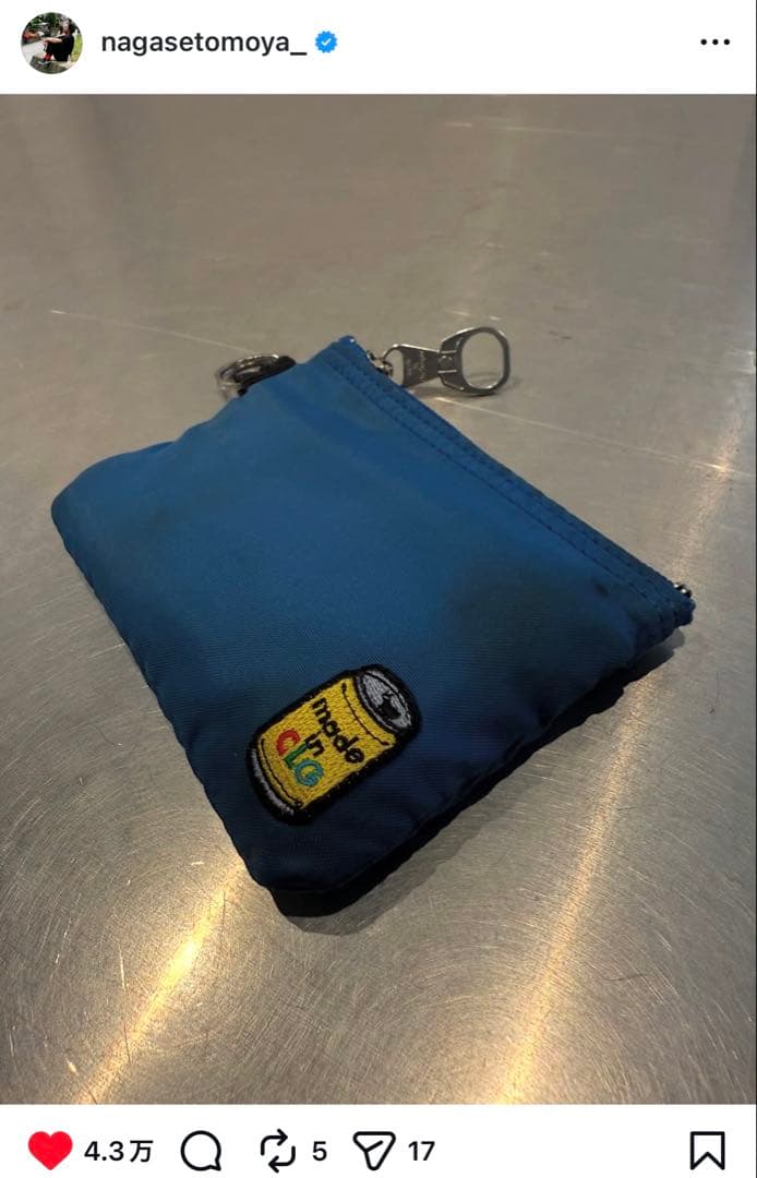 しょーちさん専用　challenger ポーチ m ブルー