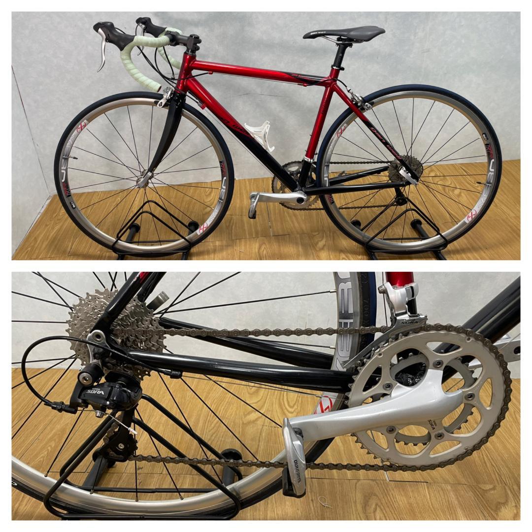 SS★976 GAN WELL ロードバイク ENTRINO レッド・ブラック