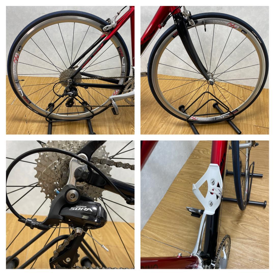 SS★976 GAN WELL ロードバイク ENTRINO レッド・ブラック