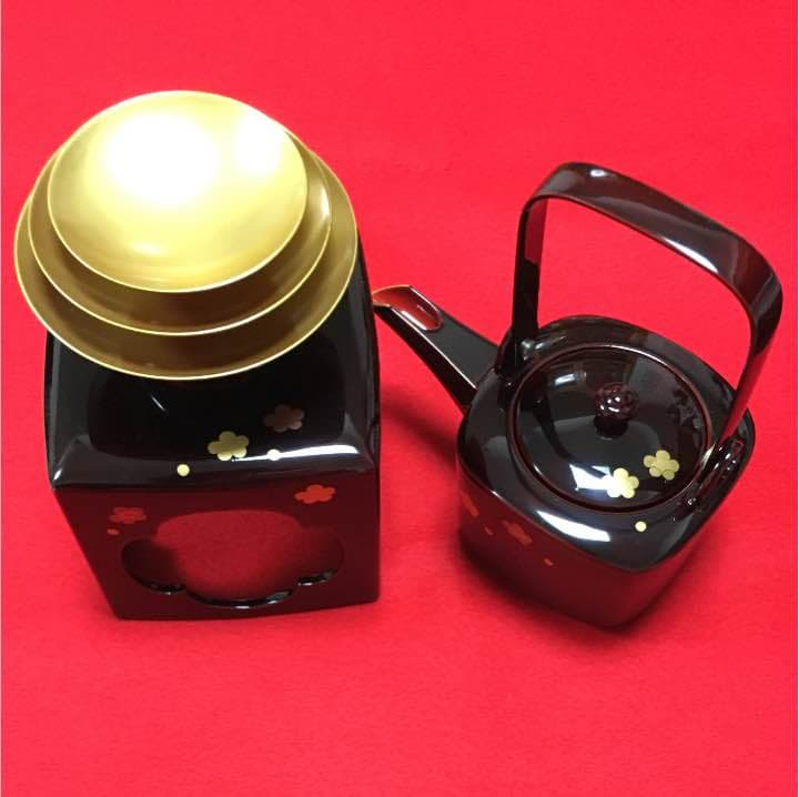 おとそセット(四ツ揃)会津塗り