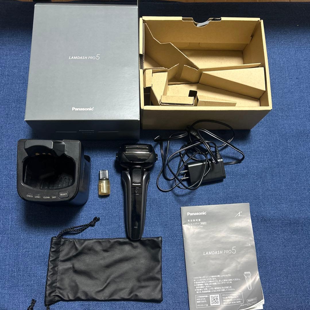 ラムダッシュPRO メンズシェーバー 5枚刃 全自動洗浄充電器