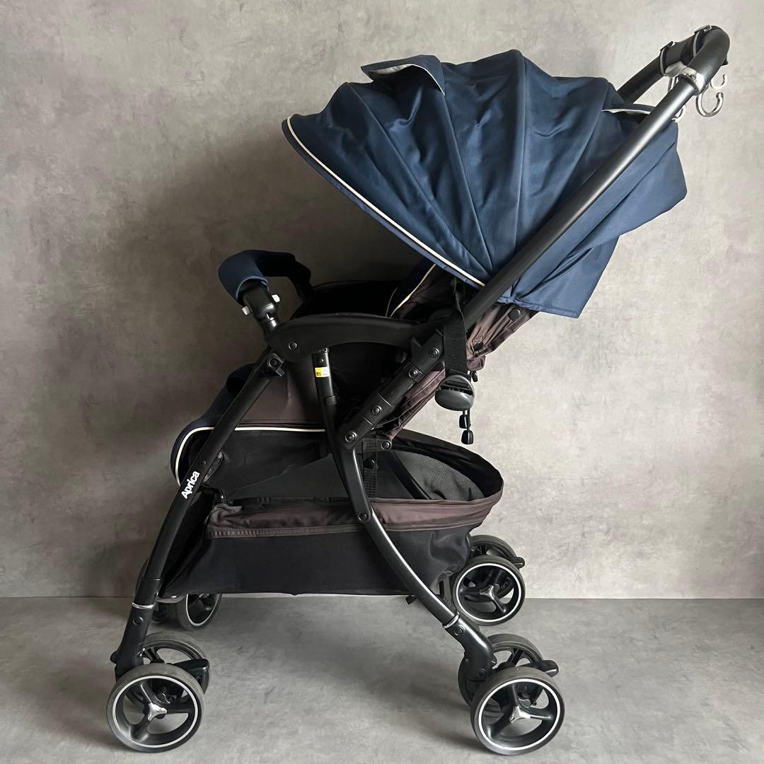 【美品】 アップリカ ラクーナ クッション ベビーカー Aprica