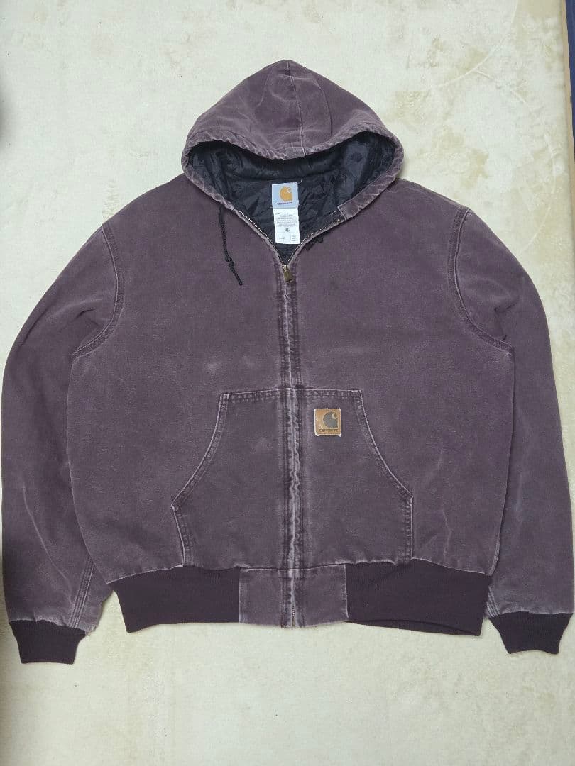 Carhartt J06 BRG アクティブジャケット　紫　　XL　90s