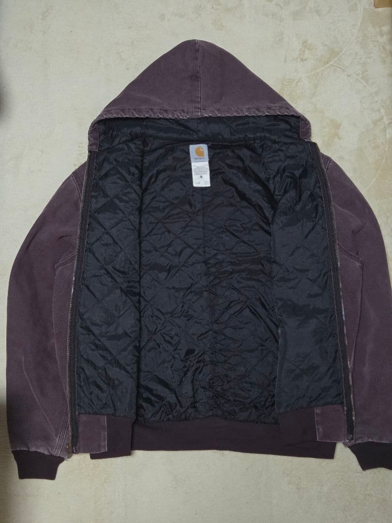 Carhartt J06 BRG アクティブジャケット　紫　　XL　90s