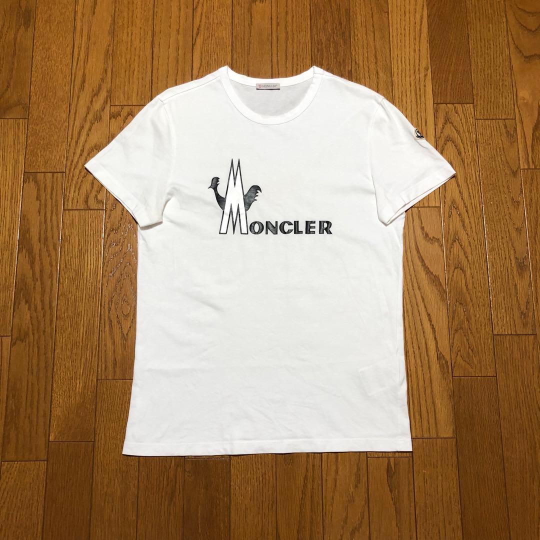 極美品　MONCLER プリント　Tシャツ　M 国内正規品 4S289
