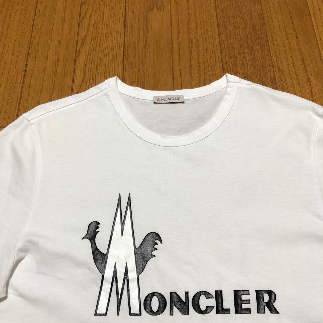 極美品　MONCLER プリント　Tシャツ　M 国内正規品 4S289