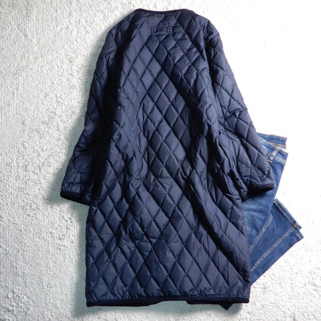 ナノユニバース 西川ダウン キルティングライナー ダッフルコート 36