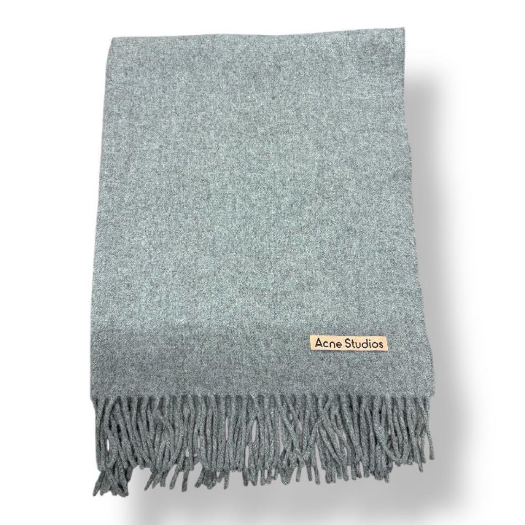 定価¥37,400 Acne Studios フリンジウールスカーフ マフラー