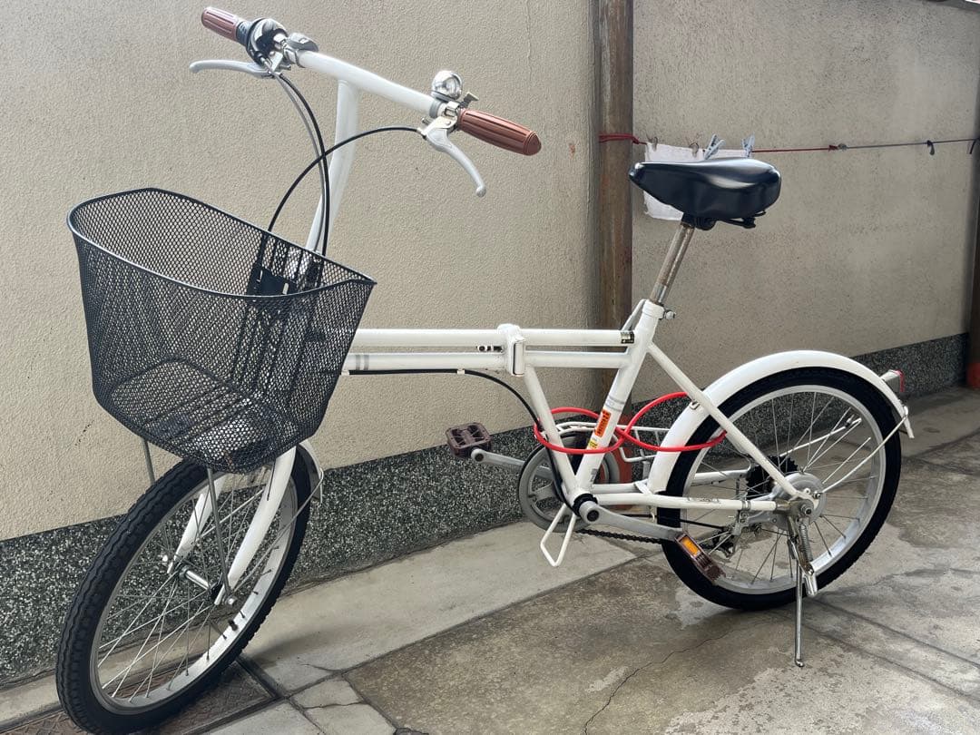 折りたたみ自転車 白 大阪