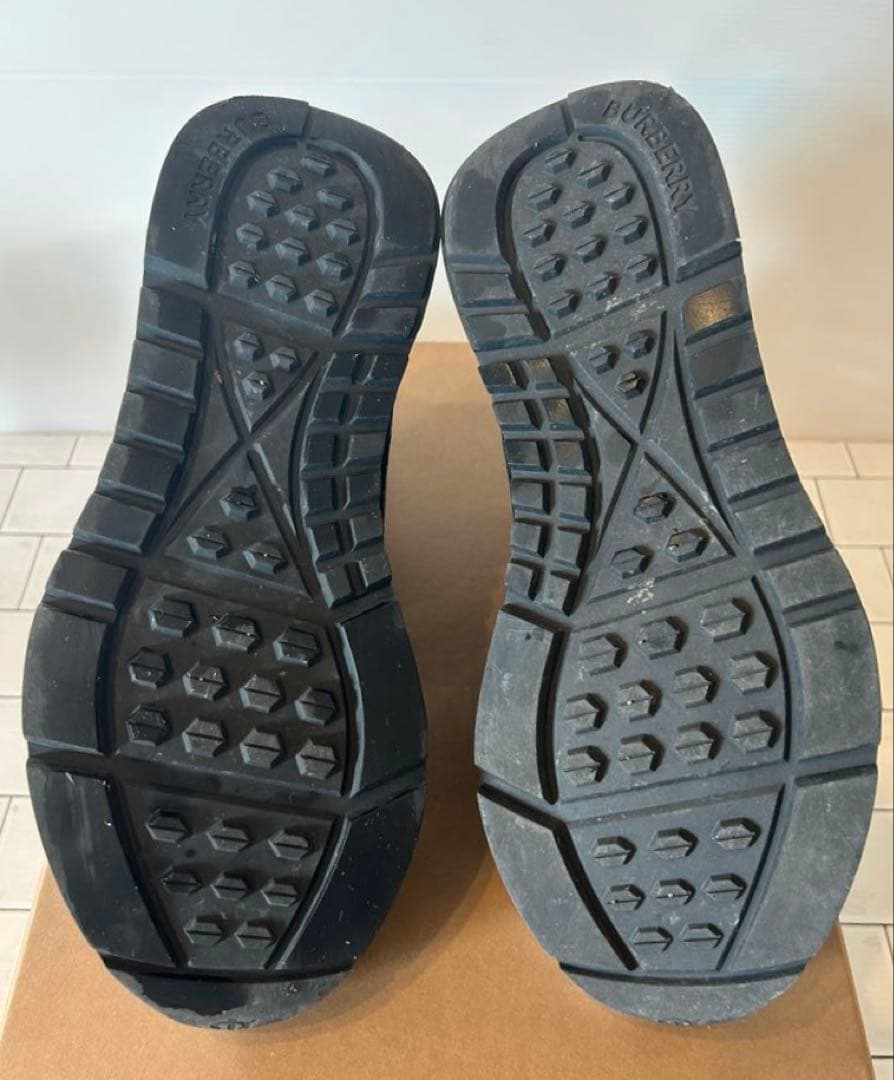 BURBERRY バーバリー　TBロゴ レオパード　スニーカー　メンズ