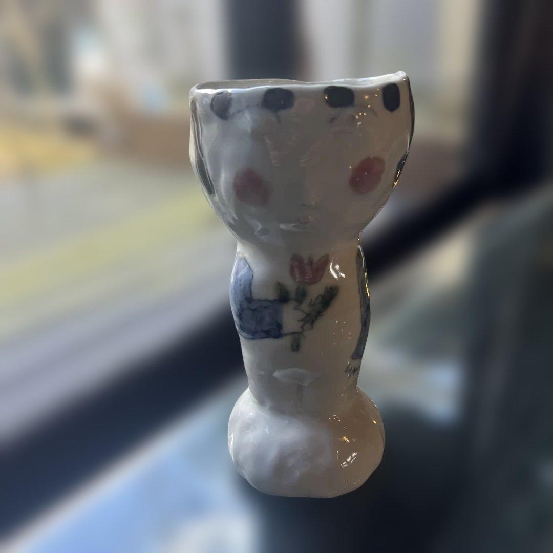 吉川千香子さん　オブジェ　花器