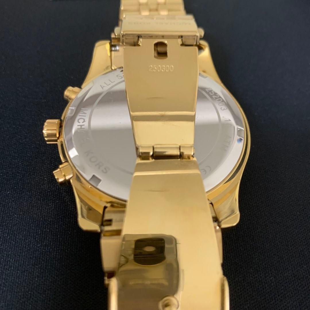 ★美品電池交換済★マイケルコース 腕時計 MK8286 レキシントンクロノグラフ