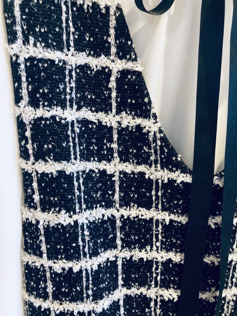 René チェック柄　36 ジャンパースカート