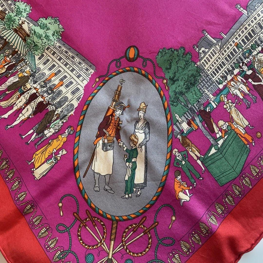 エルメス シルクスカーフ 70 パリ風景