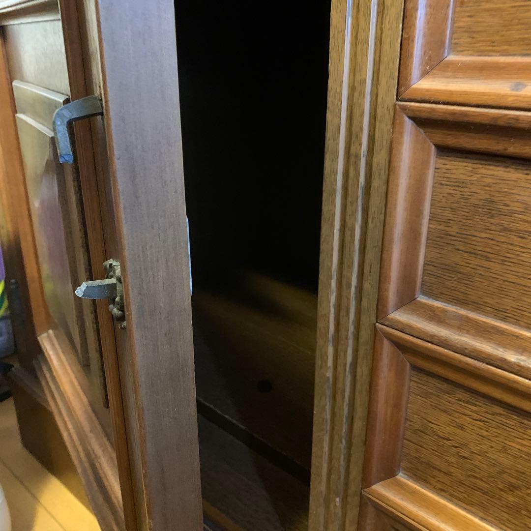 Kumasan一読/ビンテージ木製キャビネット(本棚)