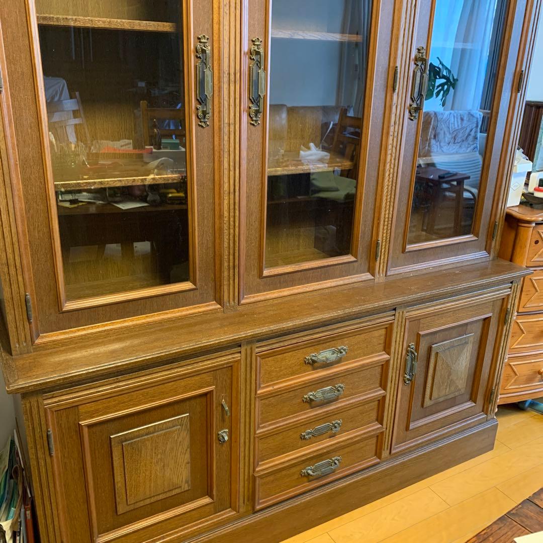 Kumasan一読/ビンテージ木製キャビネット(本棚)