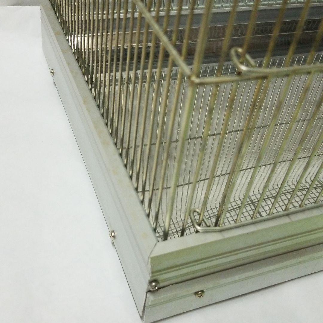 HOEI　未使用鳥かご　ゲージ　ステンレス底　アルミ