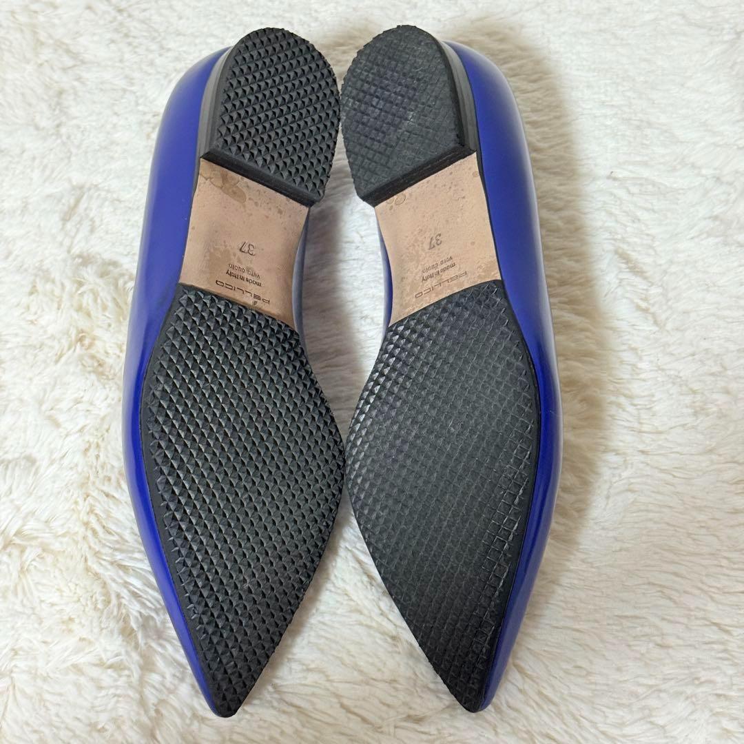 未使用✨ペリーコ　アンドレア　ガラスレザー　ポインテッドトゥ　パンプス　37