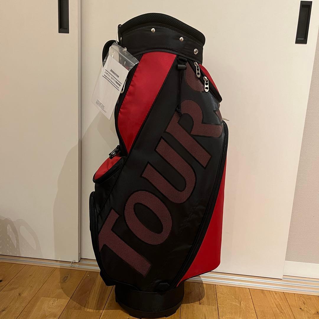 【未使用品】TourStage キャディバッグ 赤黒