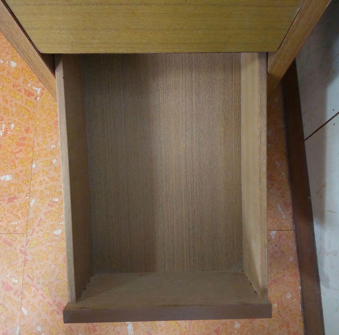 【送料込:たのメル便】学習机 片袖 事務机 昭和レトロ