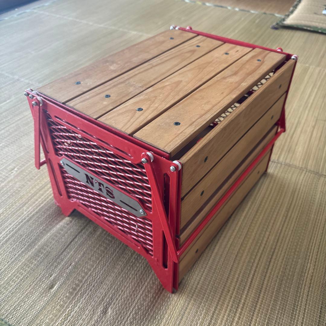 ネイチャートーンズ　サイドアップ・BOXテーブル　Sサイズ 赤