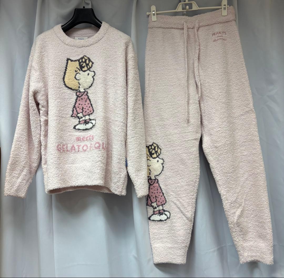 新品 ジェラピケ サリーちゃん セットアップ フリーサイズ スヌーピー ピンク