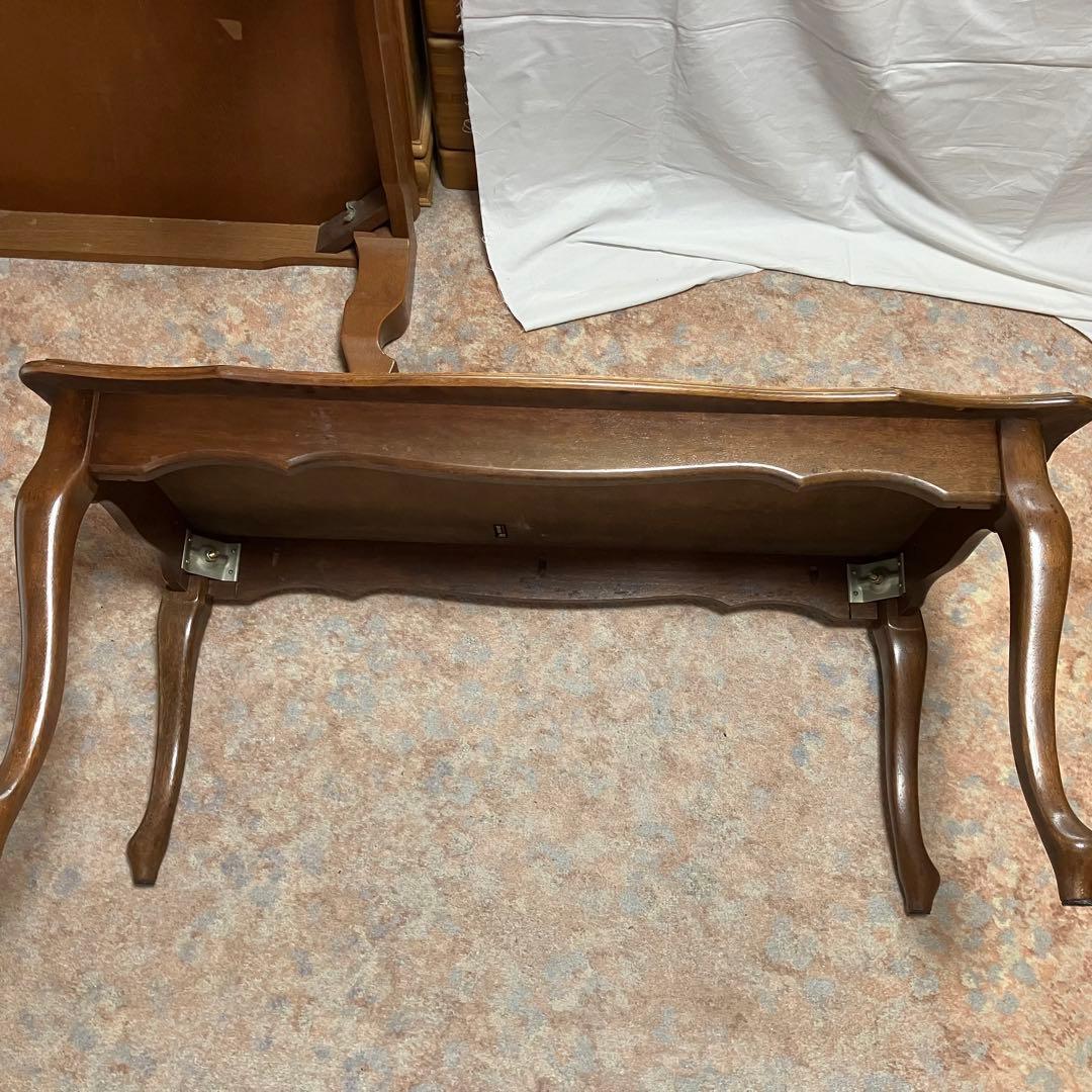 ☆値下げ☆ マルニ木工製 ローテーブル・フロアーテーブル・センターテーブル 猫脚