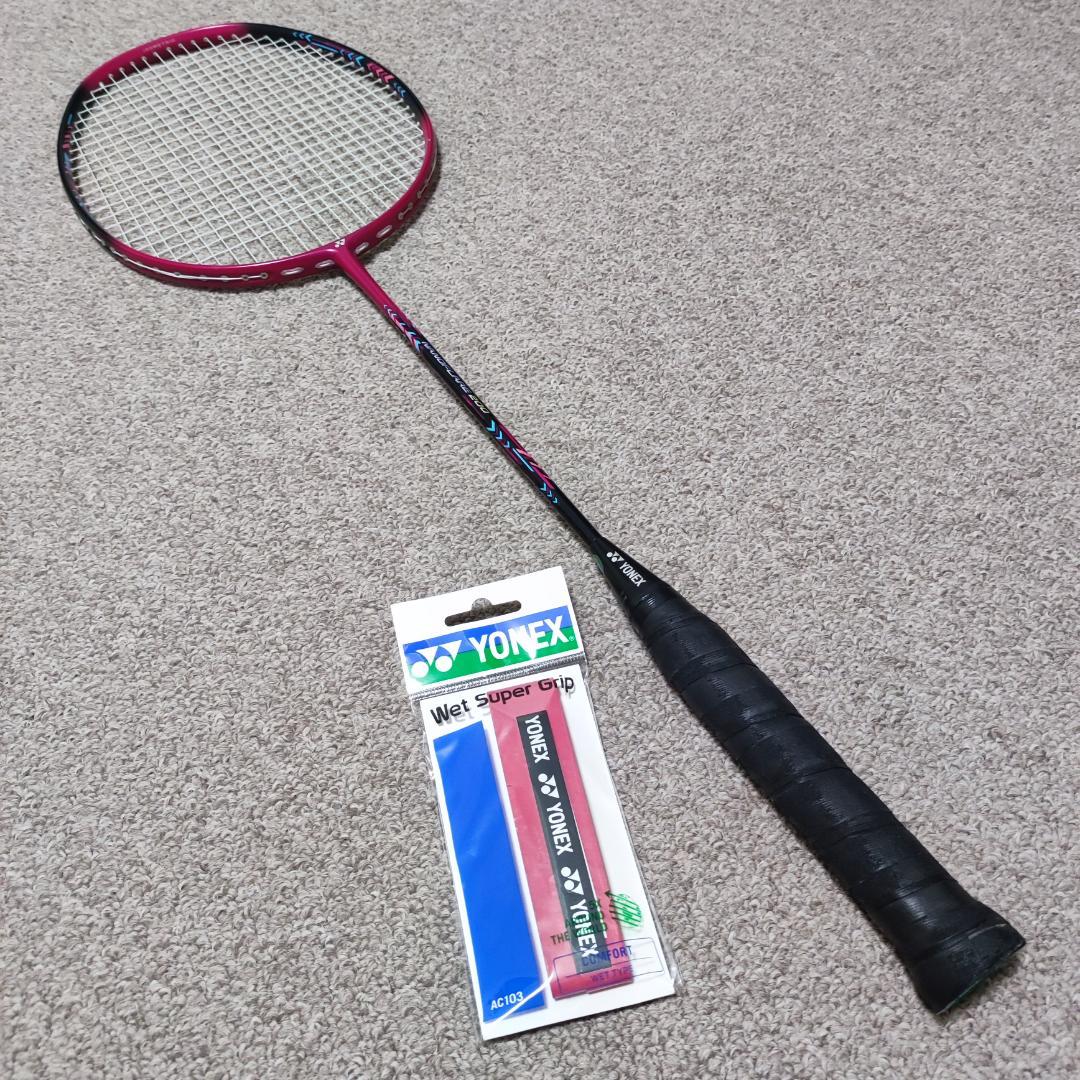 美品 YONEX ナノフレア200 BG65Ti20P 張上 塗装剥れ有 n49