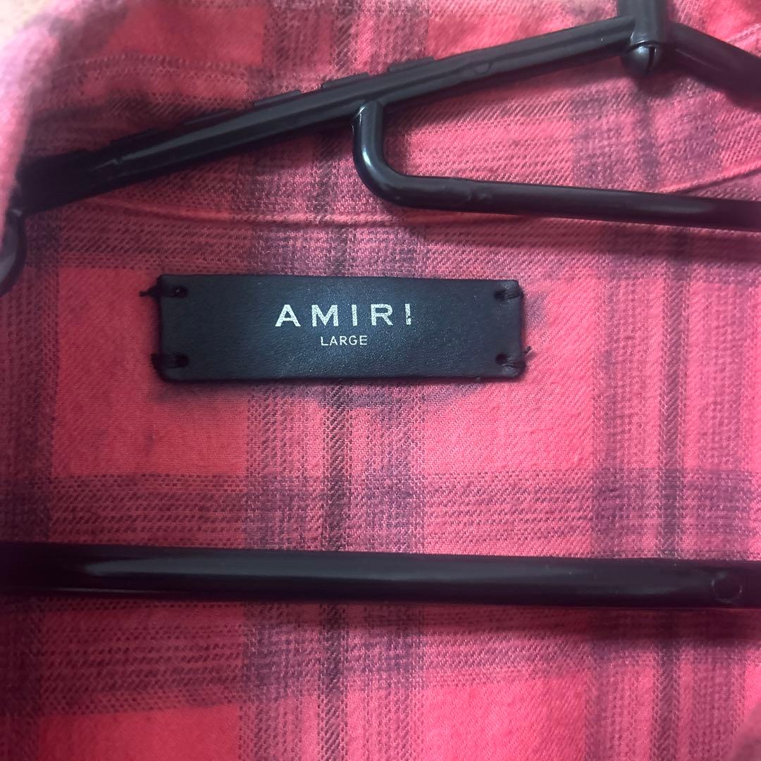 カ*ネ様 アミリ　AMIRI チェック　長袖　シャツ　希少