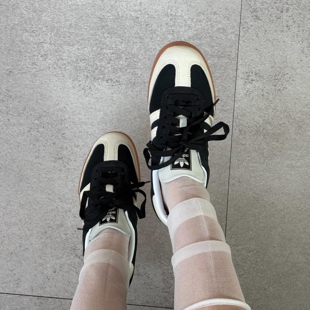 1点限定！adidas✨Samba OG サンバ ブラック/ホワイト モノ 24