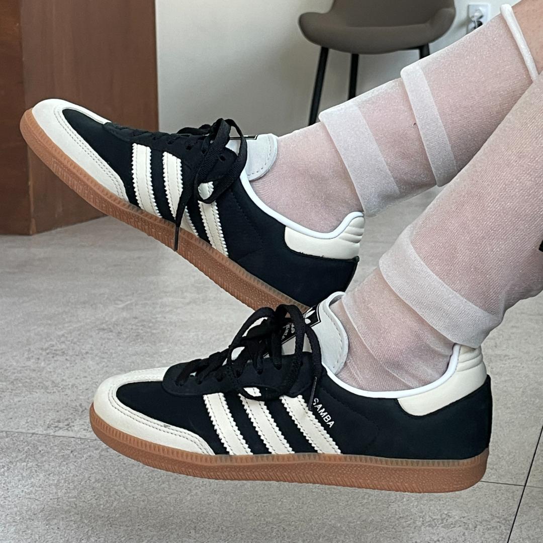 1点限定！adidas✨Samba OG サンバ ブラック/ホワイト モノ 24