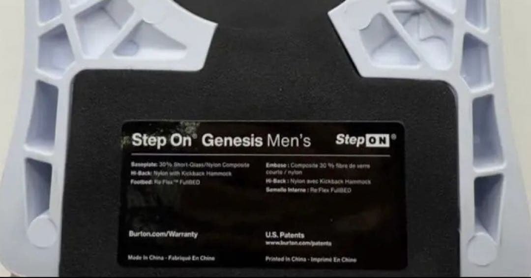 ほ*ろ様 BURTONGENESIS Men’s Size M 新モデル25/2