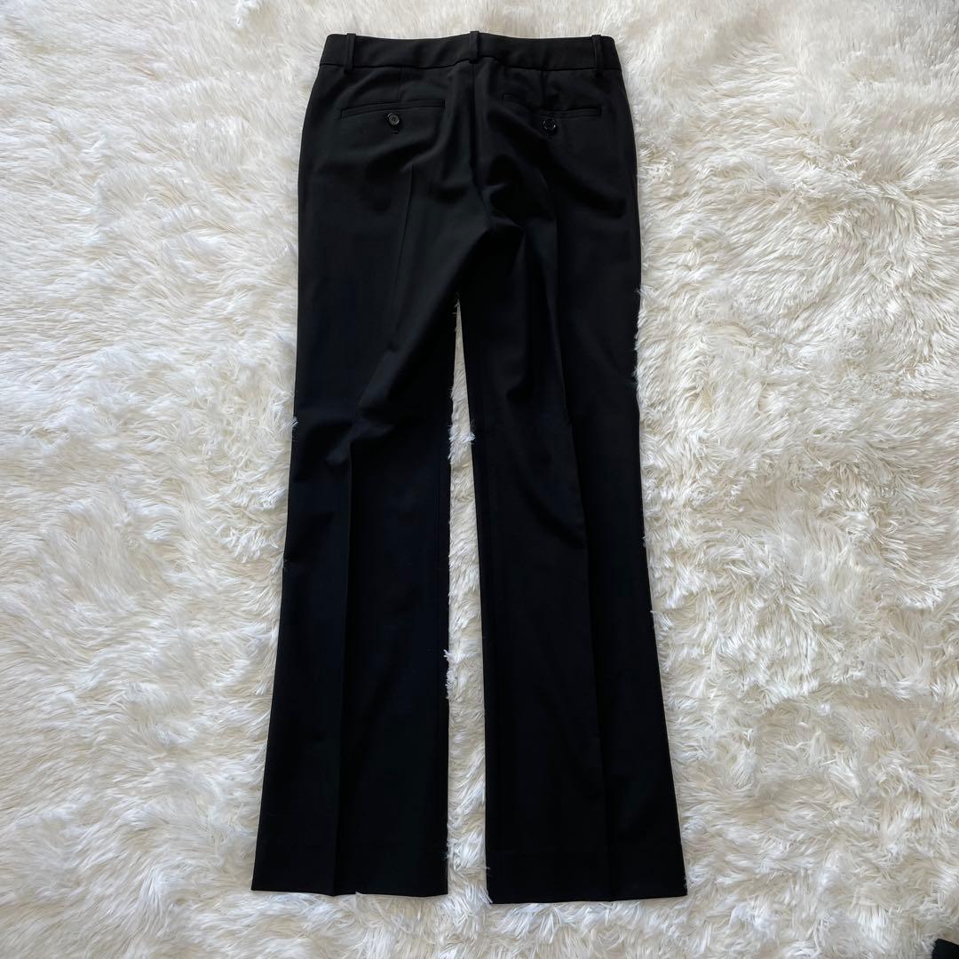 【美品】theory パンツスーツ　黒　シングルボタン　Mサイズ　ウール96%